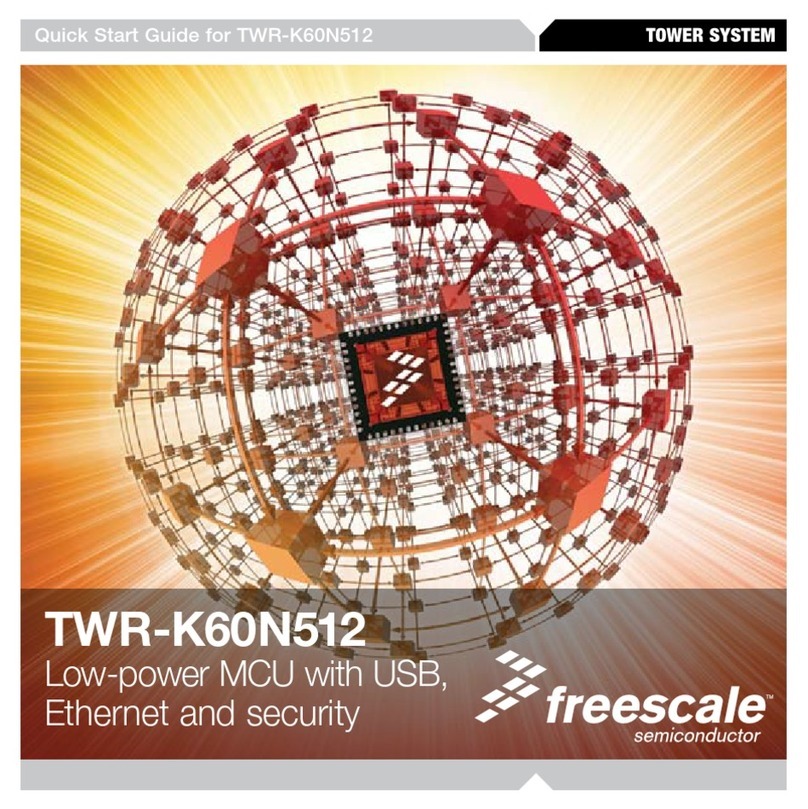 Freescale Semiconductor TWR-K60N512 User manual