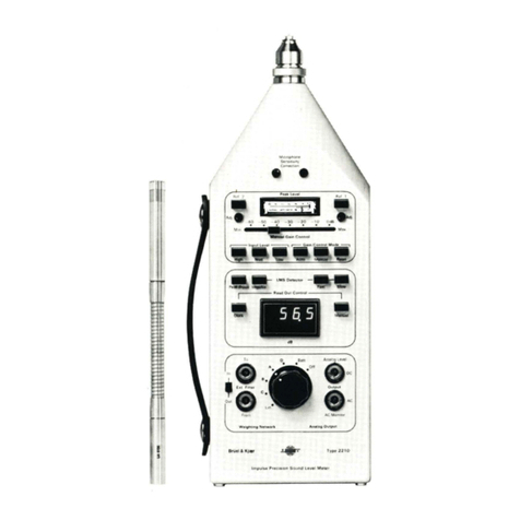 BRUEL & KJAER 2210 User manual