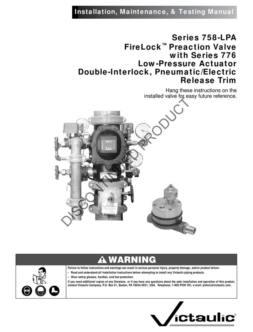 Victaulic FireLock 758-LPA Series Installation, Maintenance, & Testing Manual