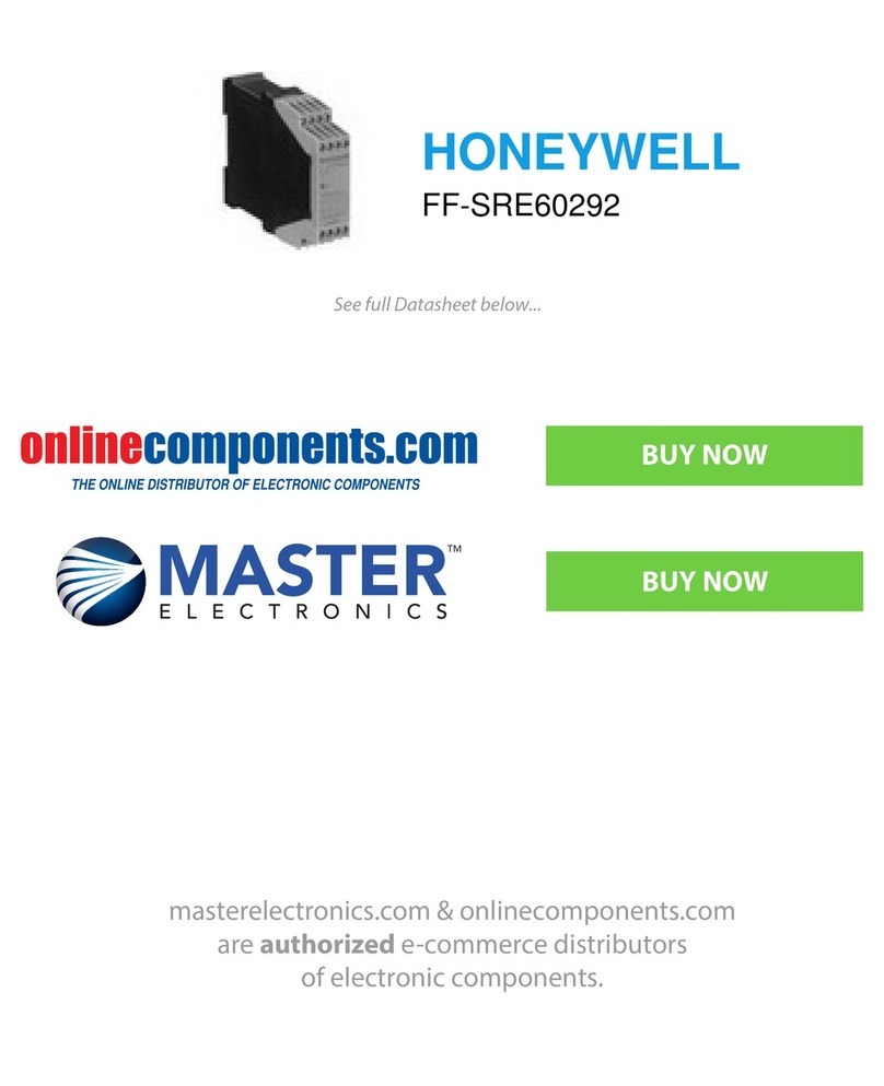 Honeywell FF-SRE6029 User manual
