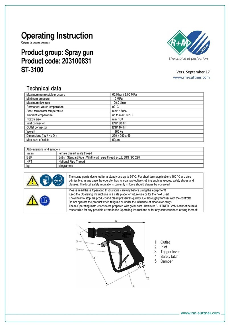 R+M Suttner ST-3100 operating instructions