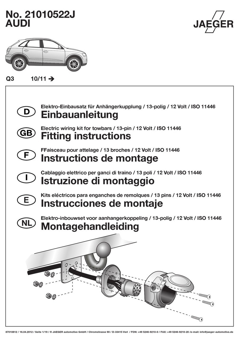 Jaeger 21010522J Fitting instructions