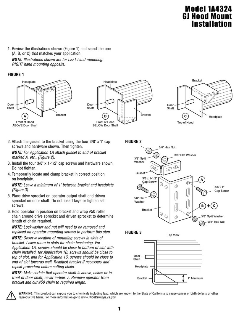 Chamberlain 1A4324 Installation