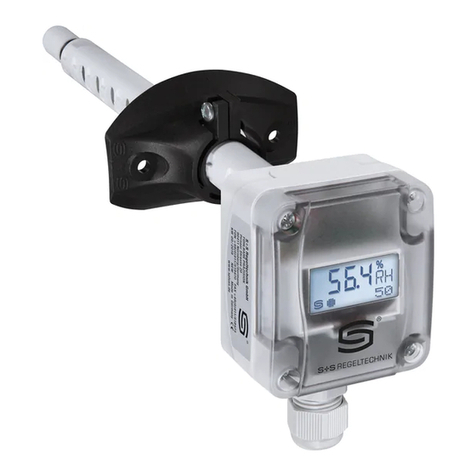 S+S Regeltechnik HYGRASREG KH-40 Series Operating Instructions, Mounting & Installation S+S Regeltechnik HYGRASREG KH-40 Series Operating Instructions, Mounting & Installation