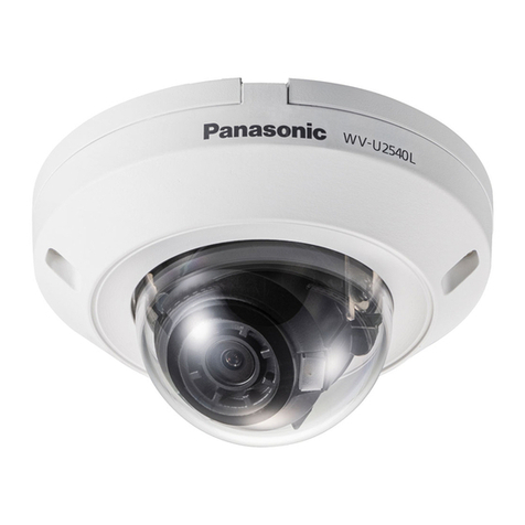 Panasonic WV-U2540L Installation guide