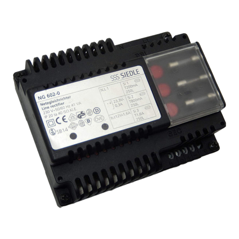 SSS Siedle NG 602-0 User manual