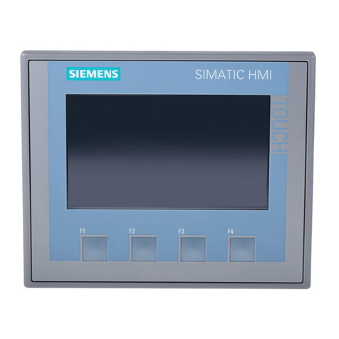 Siemens SIMATIC HMI KP400 Comfort User manual