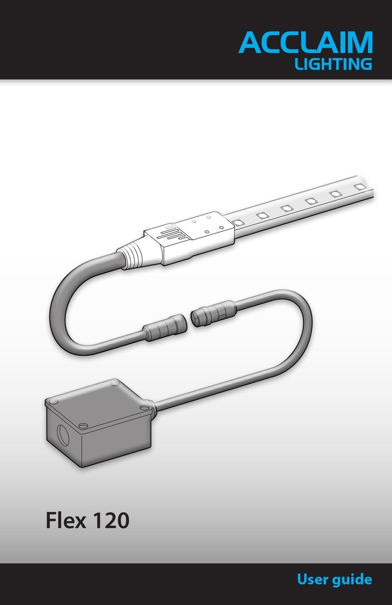 Acclaim Lighting Flex 120 user guide Acclaim Lighting Flex 120 user guide