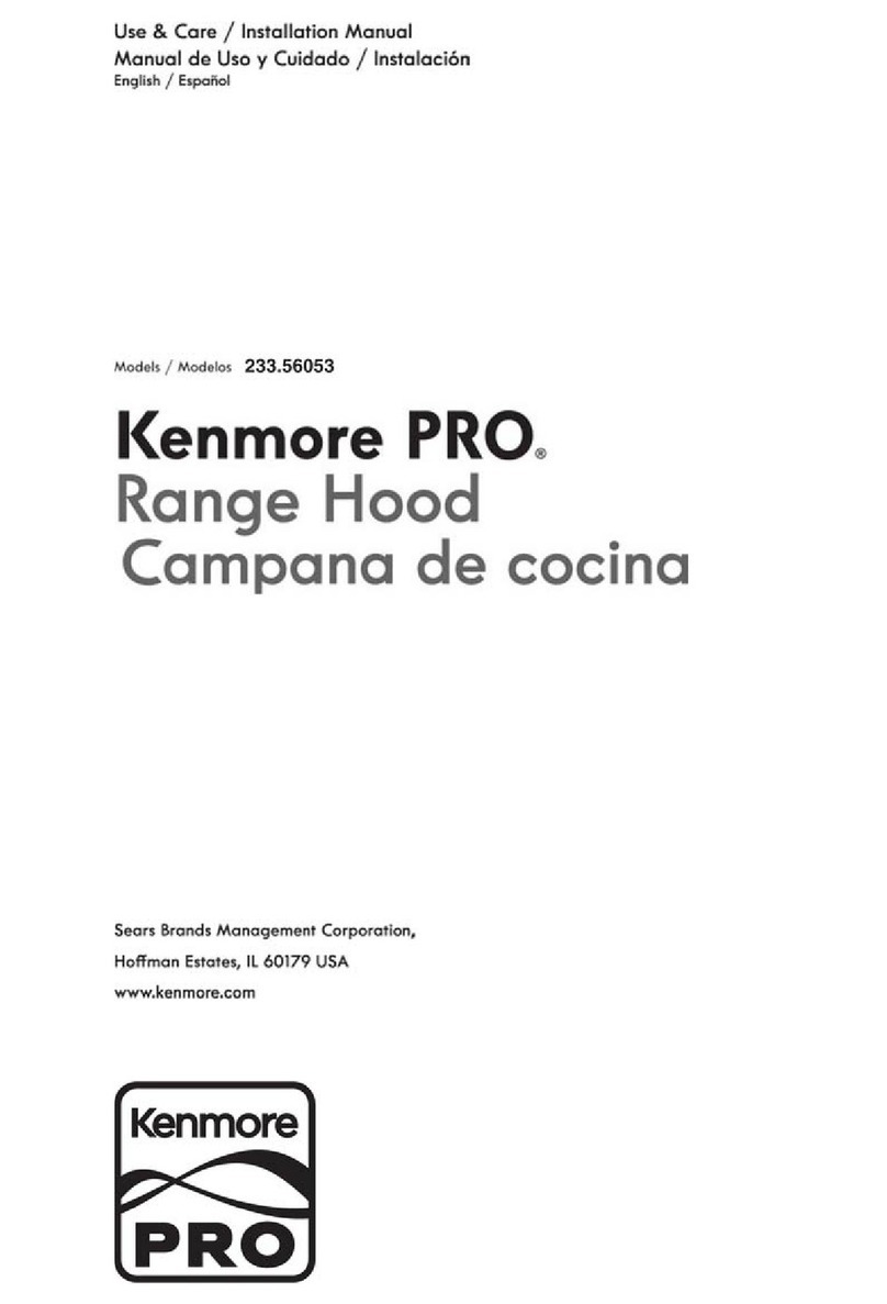 Kenmore 233.56053 Use & care / installation manual Kenmore 233.56053 Use & care / installation manual