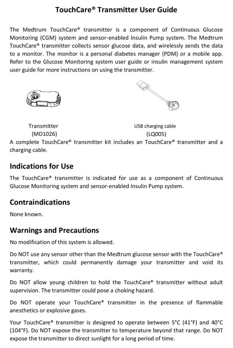 Medtrum TouchCare MD1026 user guide