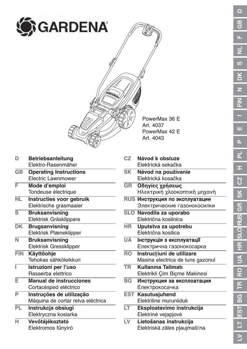 Gardena PowerMax 36 E User manual