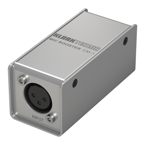 Klark Teknik CT 1 quick start guide