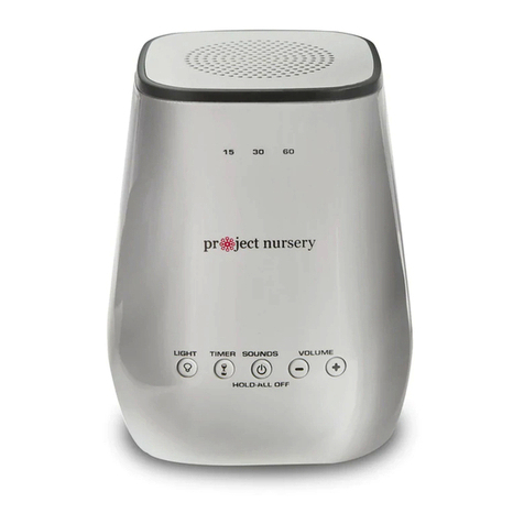 Project Nursery SoundSoother User manual