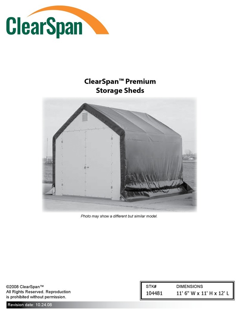 ClearSpan Premium 104481 manual