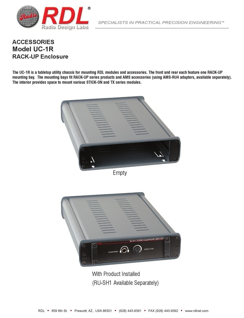 RDL UC-1R quick start guide