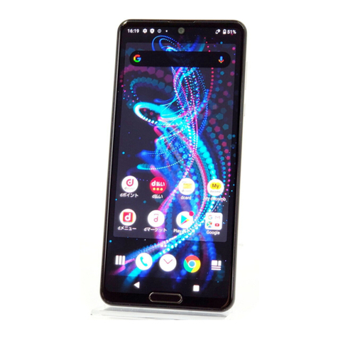Docomo AQUOS R5G instruction manual