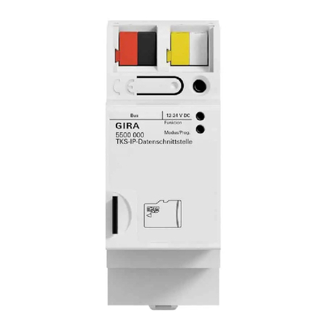 Gira 5500 000 operating instructions