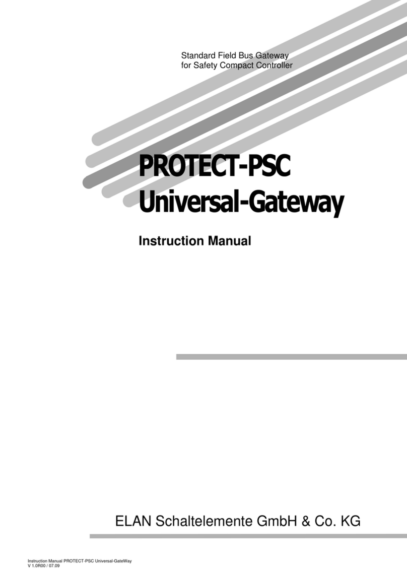 Elan PROTECT-PSC Series instruction manual