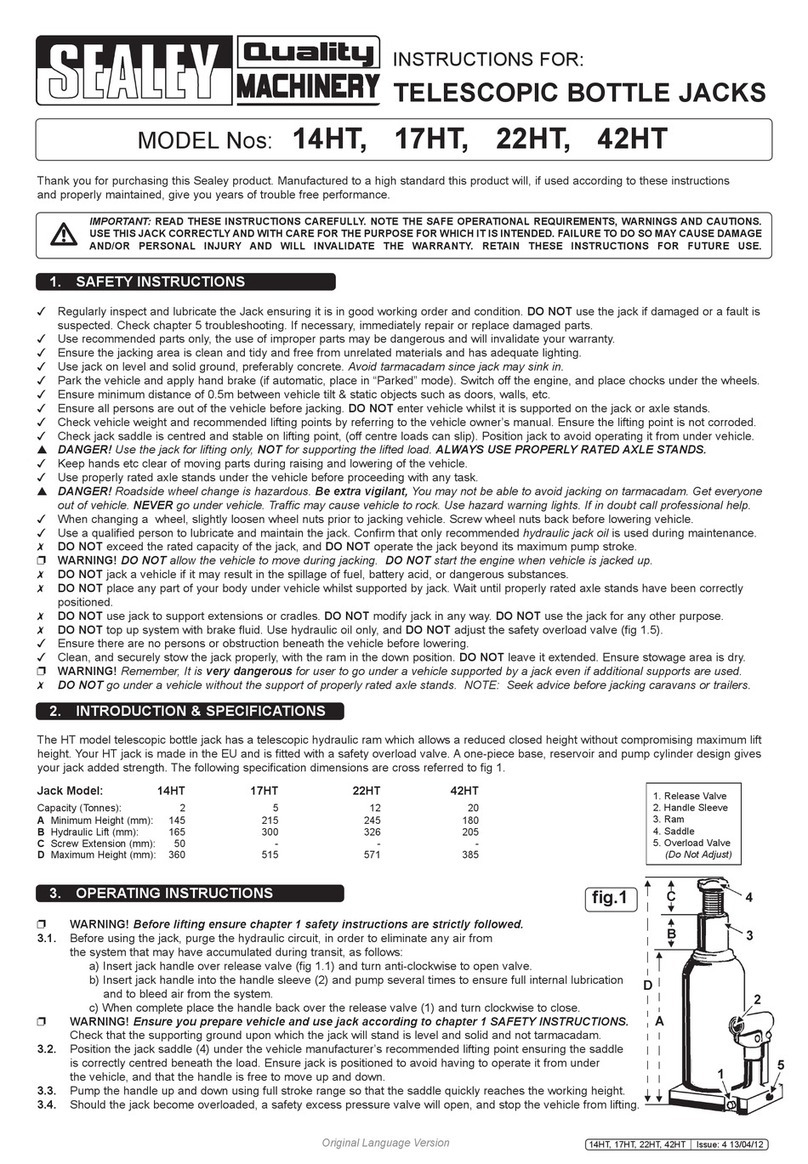 Sealey 14HT instructions