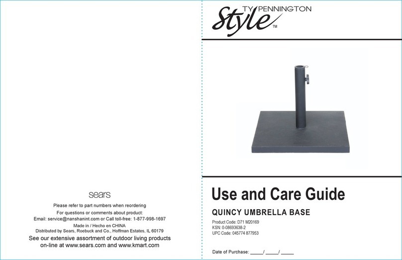 STYLE USD-086BS Use and care guide
