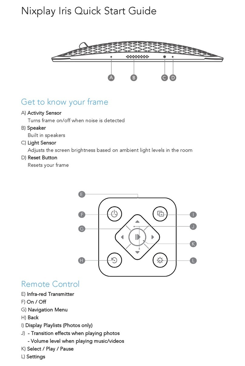 Nixplay Iris quick start guide