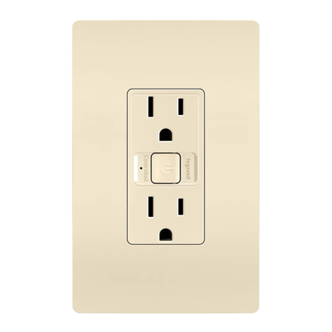 LEGRAND Radiant WWRR15LACCV2 User manual