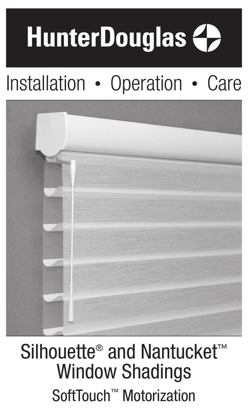 HunterDouglas Silhouette Parts list manual