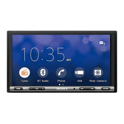 Sony XAV-AX3000 operating instructions