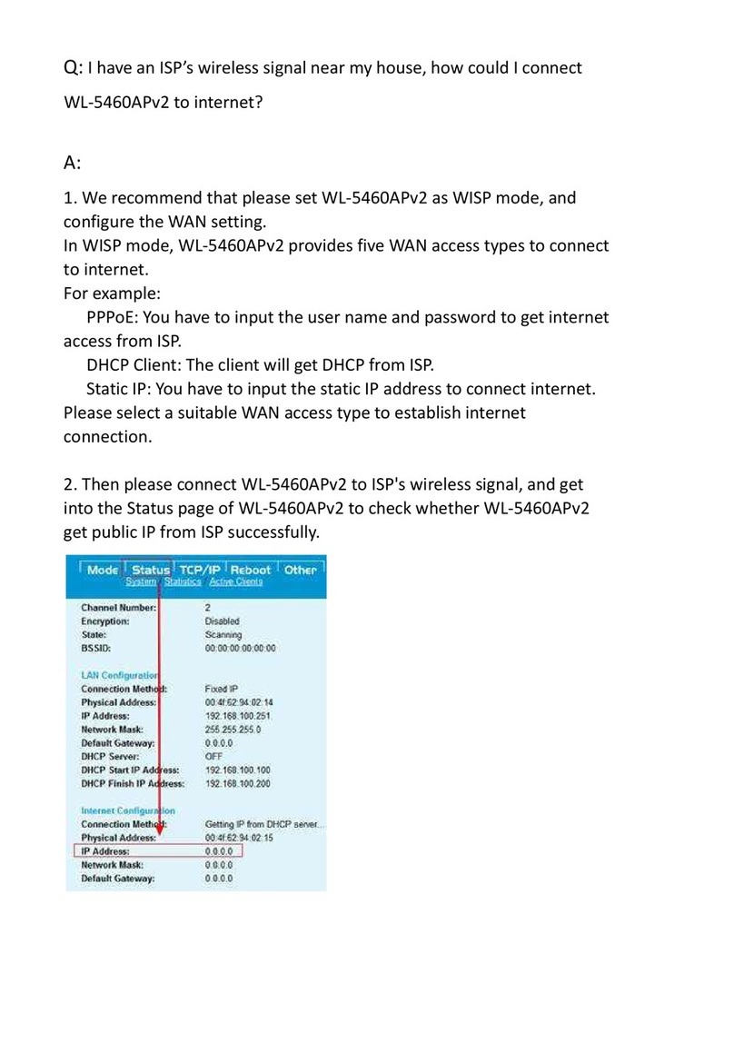 AirLive WL-5460APv2 Installation guide