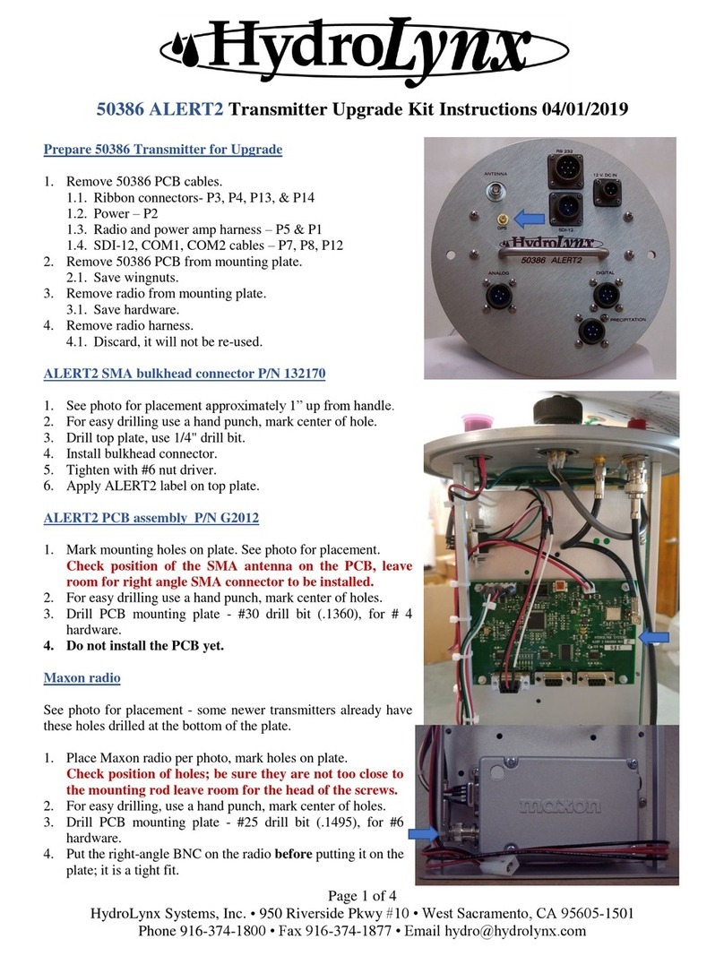 HydroLynx Systems 50386 ALERT2 instructions