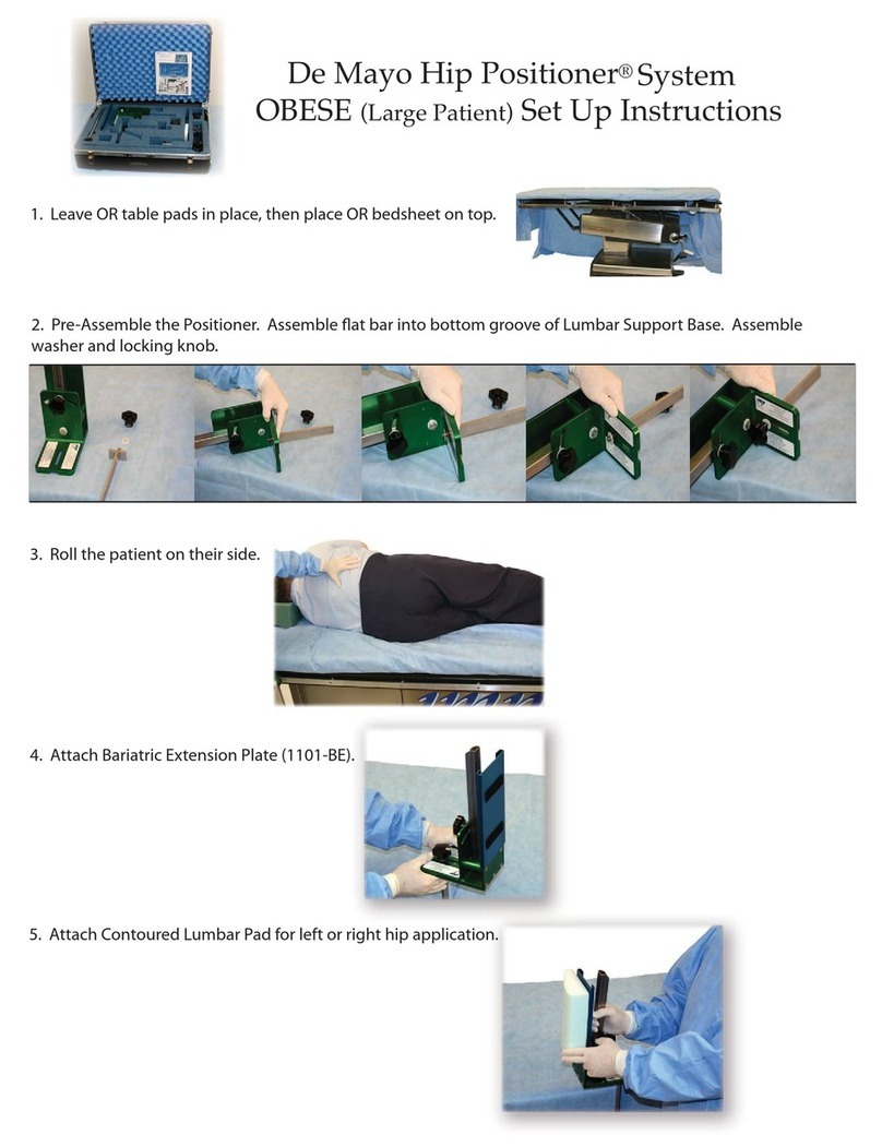 IMP De Mayo Hip Positioner SystemOBESE Setup instructions