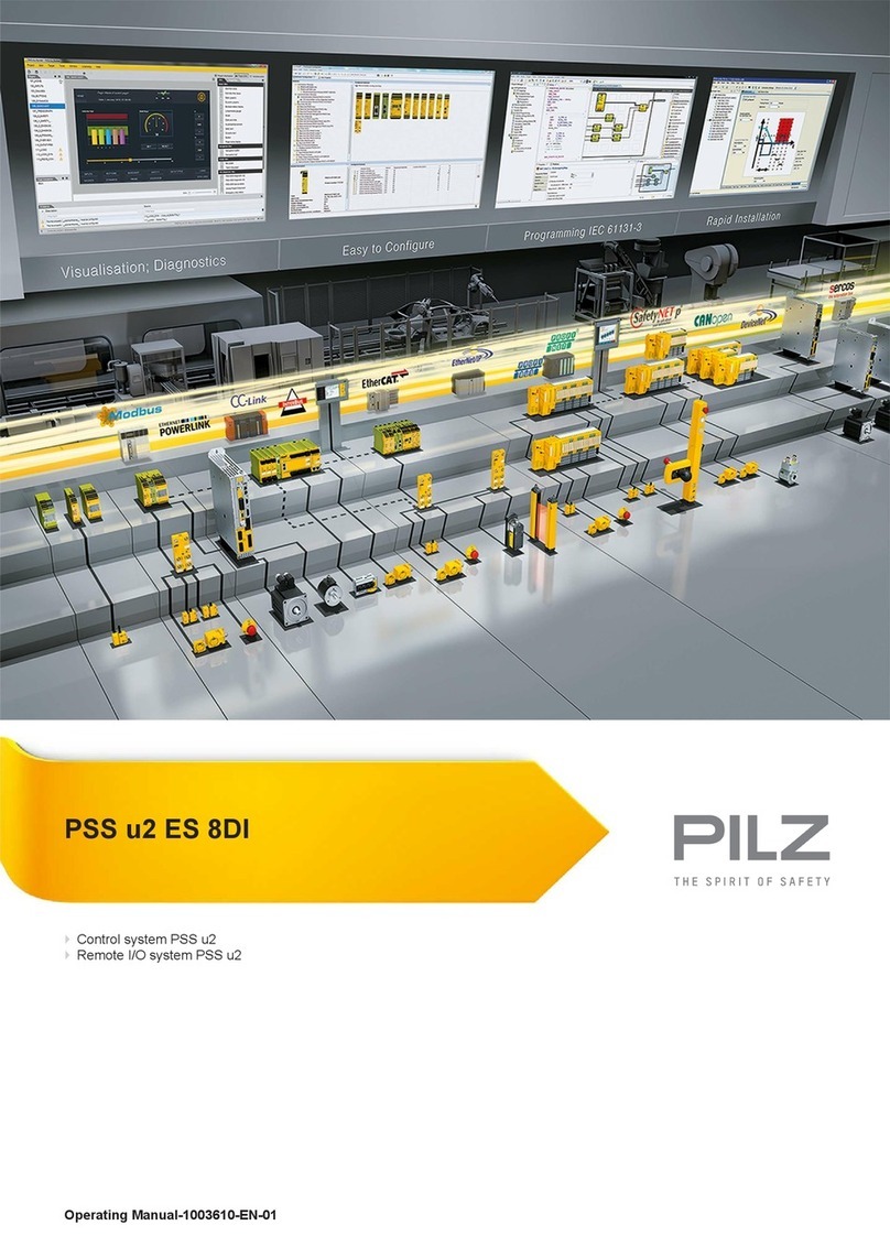 Pilz PSS u2 ES 8DI User manual Pilz PSS u2 ES 8DI User manual
