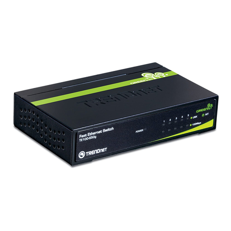 TRENDnet TE100-S50g User manual