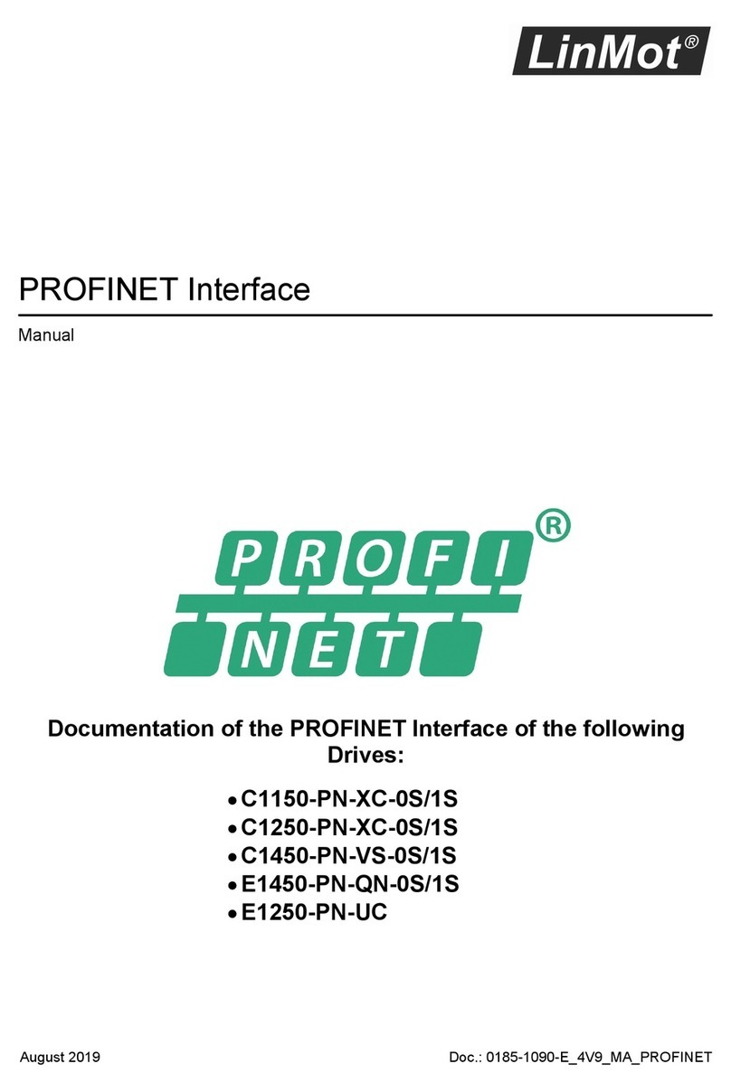 LinMot C1150-PN-XC-0S User manual