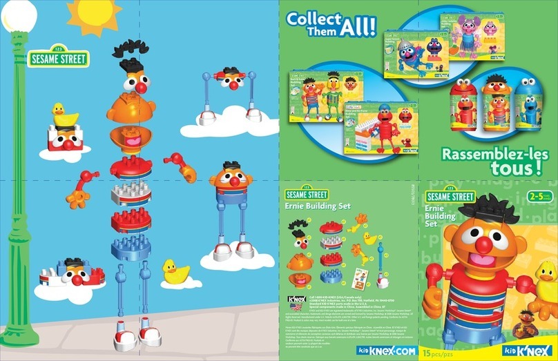 KNEX KID K’NEX 123 SEASAME STREET Ernie Building Set... User manual