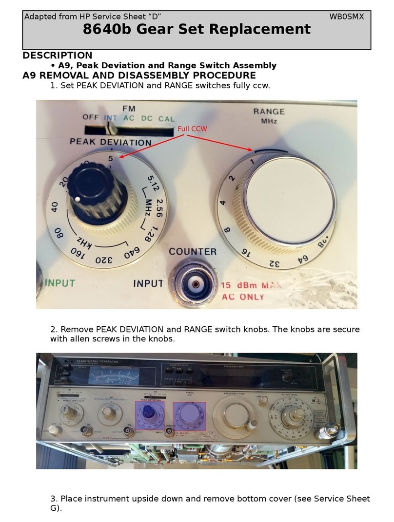 Agilent Technologies 8640b manual