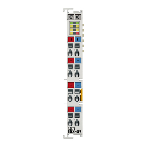 Beckhoff EL95 Series Operator's manual
