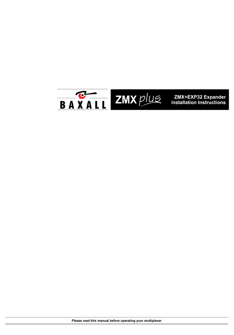 Baxall ZMX plus ZMX+EXP32 installation instructions
