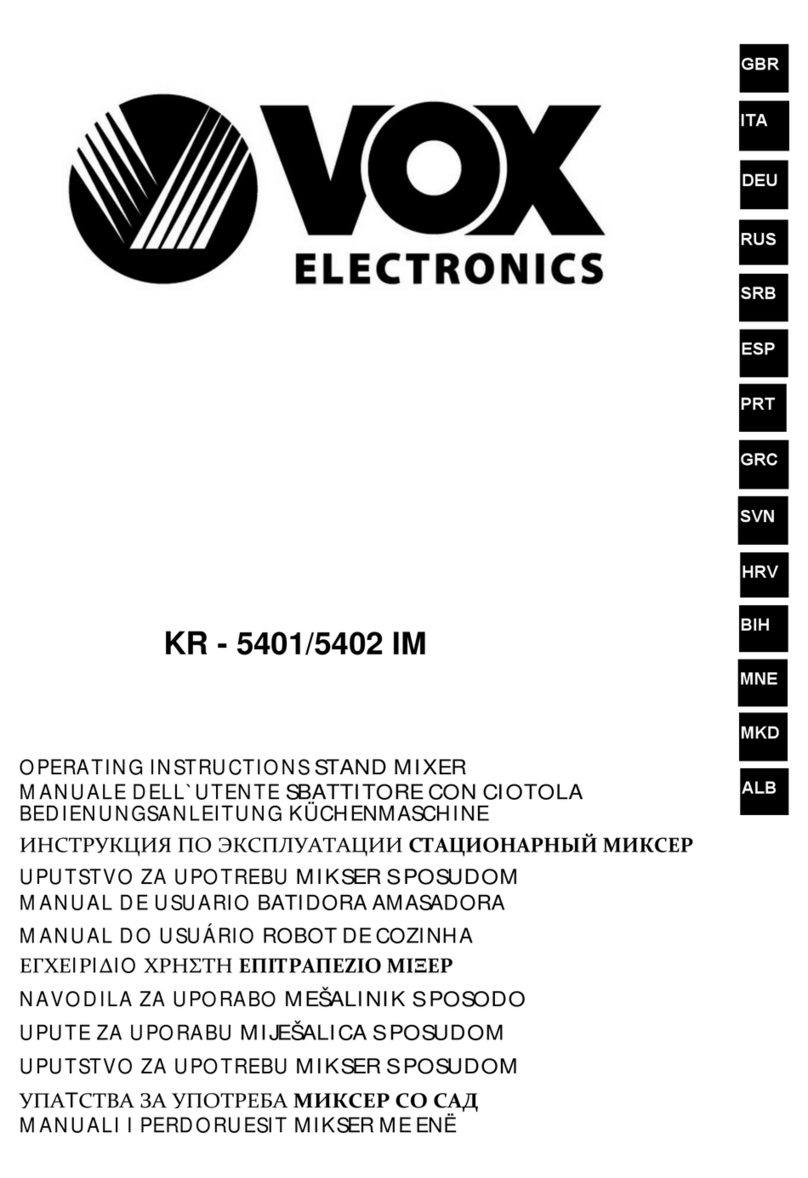 VOX electronics KR - 5401 IM User manual