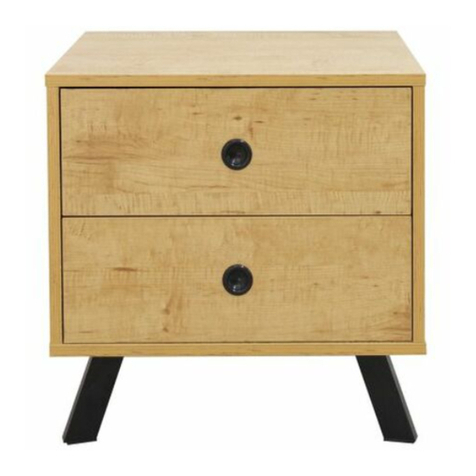 Mocka Kirra Bedside Table User manual Mocka Kirra Bedside Table User manual