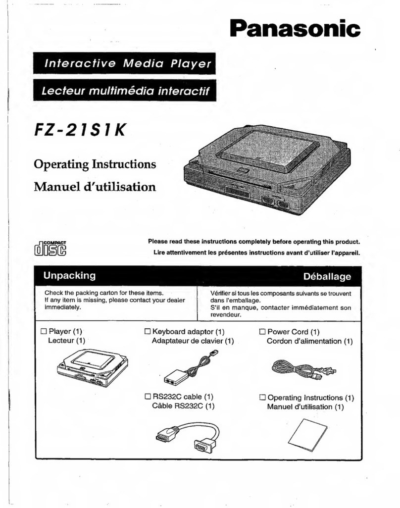 Panasonic FZ-21S1K User manual