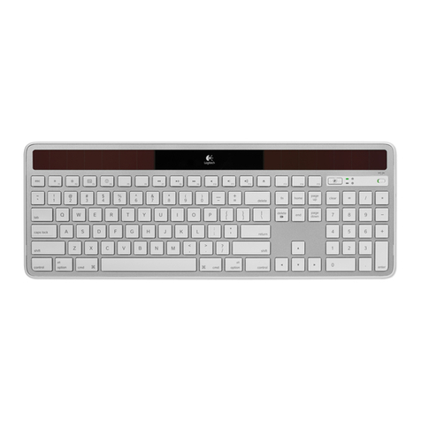 Logitech K750 User manual