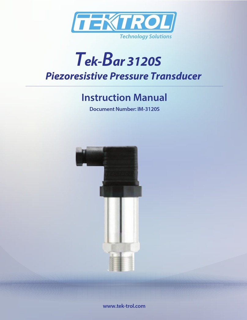 Tek-Trol Tek-Bar 3120S instruction manual