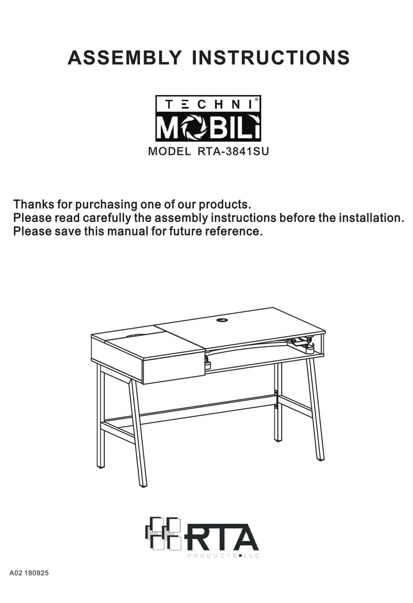 RTA Techni Mobili RTA-3841SU User manual RTA Techni Mobili RTA-3841SU User manual