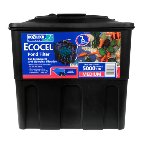 Hozelock Cyprio Ecocel 5000 Installation and operating instructions