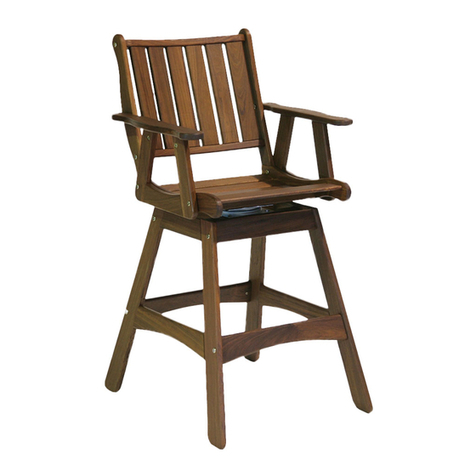 Integra SWIVEL HI DINING CHAIR 6281 Assembly instructions Integra SWIVEL HI DINING CHAIR 6281 Assembly instructions