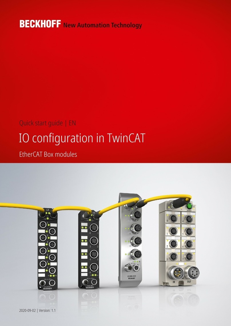 Beckhoff EtherCAT Box User manual