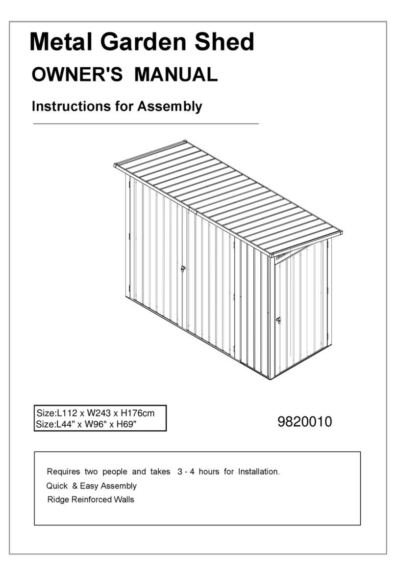 Hanover 9820010 owner's manual