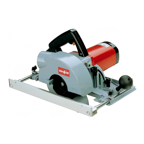 Mafell NFU 32 Operating instructions and spare parts list Mafell NFU 32 Operating instructions and spare parts list