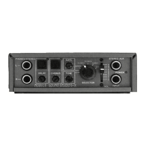 Nobels Sound Studio SST-1X manual